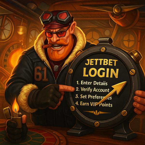 Login and Registration at Jettbet